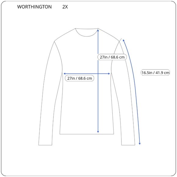 Worthington Women Top 2X Plus Asymmetric Sleeve Purple Tie Hem Keyhole PUR62E - Picture 2 of 9